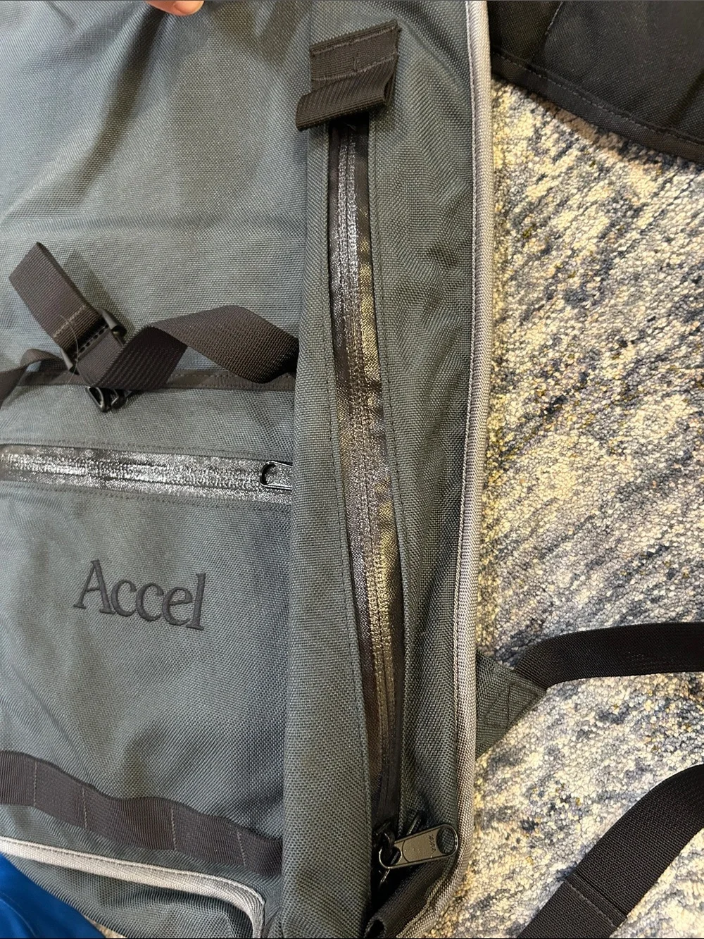 Rickshaw Roll-Top Backpack in Slate Gray